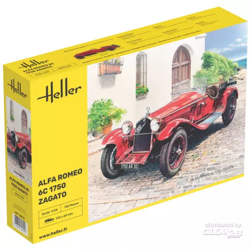Alfa Romeo 6C 1750 Zagato - Heller 80715 - 1/24 