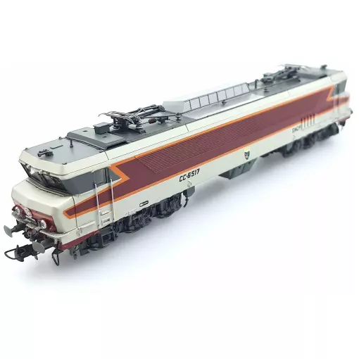 CC 6517 Electric Locomotive in Jouef 2372S concrete red livery - HO 1/87 - EP IV