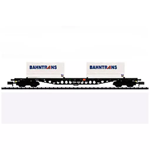 Vagón portacontenedores DB BAHNTRANS N 1/160 - TRIX 15271-16