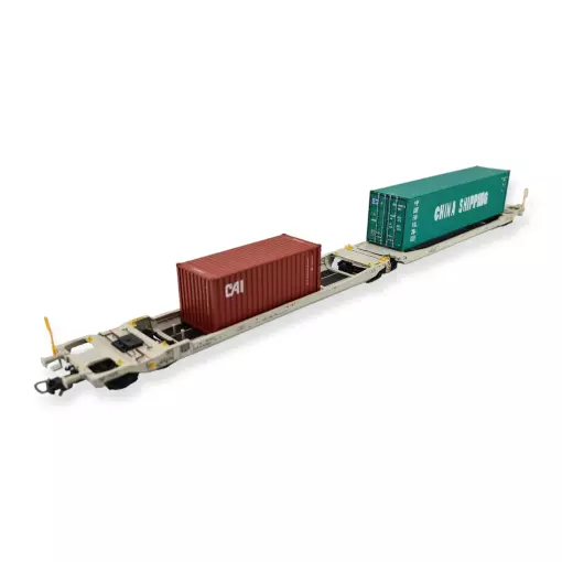 Articulated container wagon Pullman 36548 - NL /RN - HO 1/87