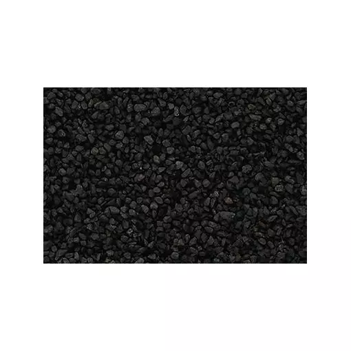 Ballaste fin couleur cendres noirs - WOODLAND SCENICS B76 - 353 cm³