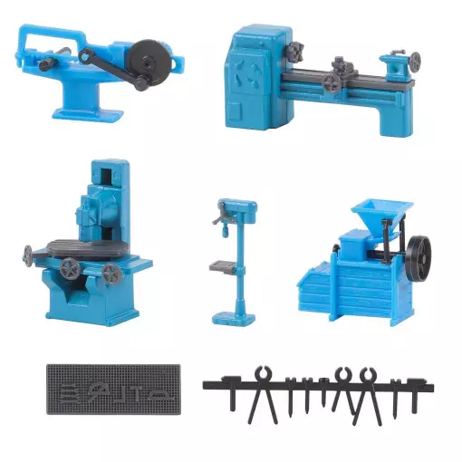 Kit de equipamiento para la empresa metalúrgica Faller 180456 - HO: 1/87 - EP III
