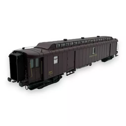 Voiture postale OCEM PTT PEz brun - Ls Models 40431 - HO 1/87 - III