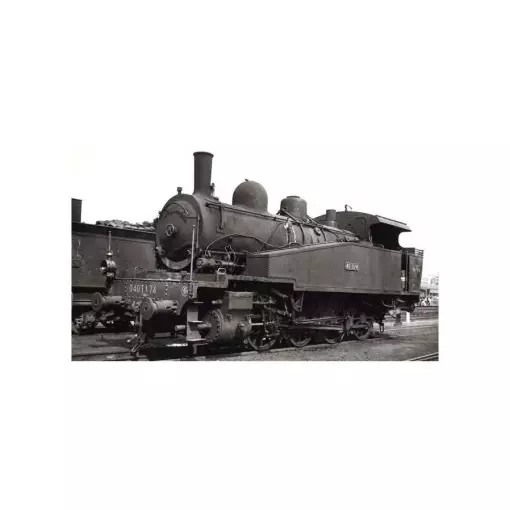 Locomotora de vapor 40-100 - REE MODELES MB183SAC - HO 1/87 - Sonido digital - 3 carriles