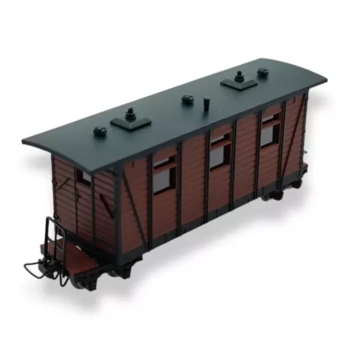 Vagón de viajeros marrón MiniTrains 5144 - HOe 1/87
