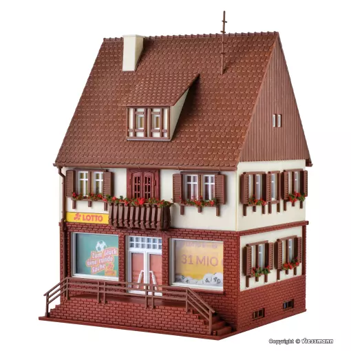 Magasin vente de Loterie type "PMU" - VOLLMER 43803 - HO 1/87 