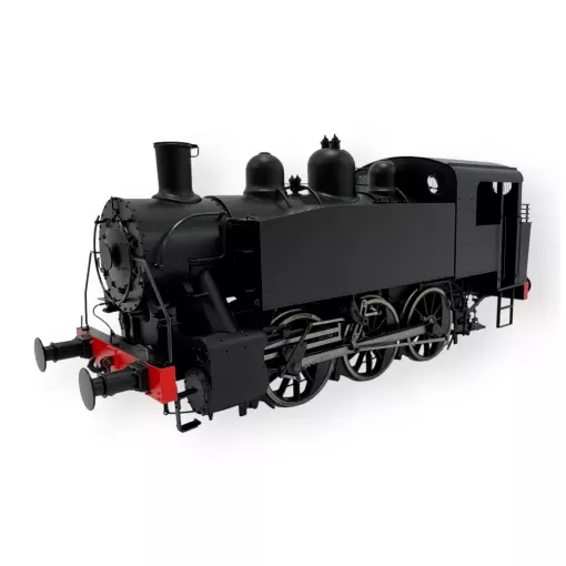 Locomotive à vapeur 030 TU noire sans marquage - Chrezo 030-07 - 0 1/43 - SNCF - Analogique - EP. III 