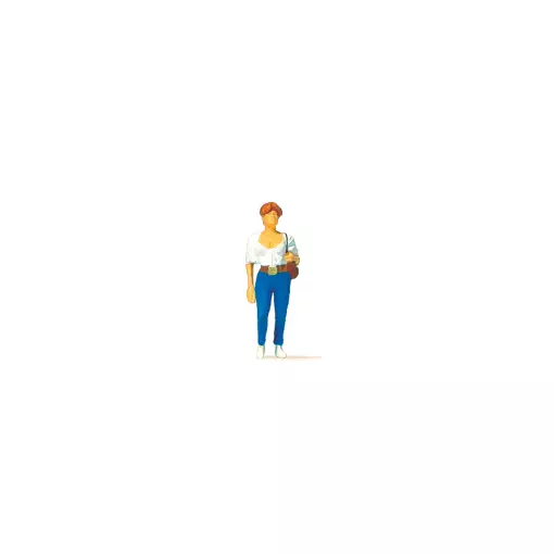 Jeune femme - Preiser 28123 - HO 1/87
