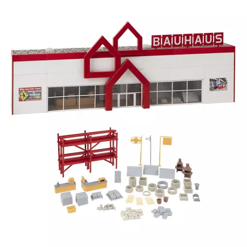 Half-35Faller "Bauhaus" Gereedschaps- en ijzerwarenwinkel 130889 - HO 1/87
