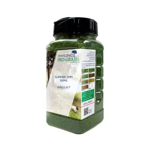 Fibres herbe d'été - WWScenics WSG2-017 - 2 mm - 500 mL