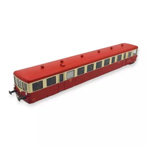 Rimorchio XR-7377 Rosso/Crema "GRENOBLE" REE MODELES VB445 - SNCF - HO 1/87