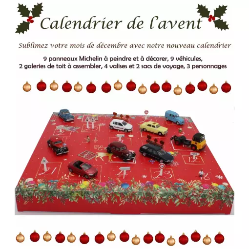 Calendrier de l'avent spécial route - Noël - SAI 0040 - HO 1/87 - 