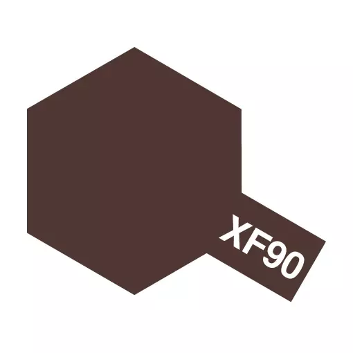 Peinture acrylique rouge brun XF-90 - Tamiya 81790 - 10 ml 