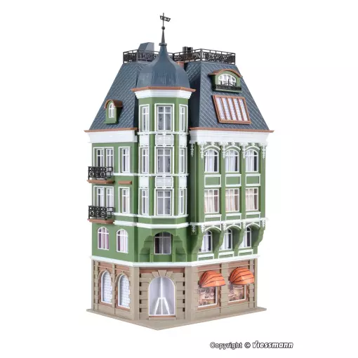 Banque maison à plusieurs étages VOLLMER 43771 - HO 1/87