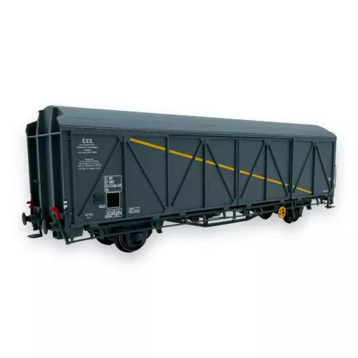 Carro merci EVS Hs "a strisce gialle" con pareti rinforzate - LS Models 30676 - HO 1/87 - SNCF - Ep V - 2R