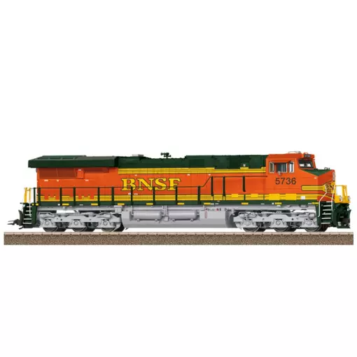 Locomotive diesel GE ES44AC - TRIX 25447 - HO 1/87 - EP VI - DCC Son Fumigène - 2R