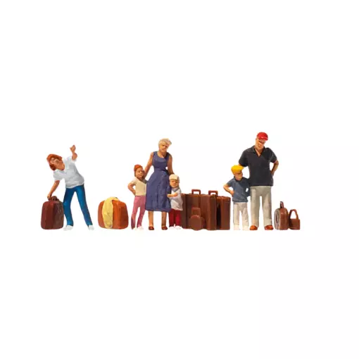 Travellers who wait - HO 1/87 - MERTEN 0212539