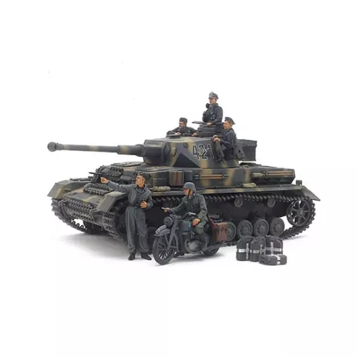 Carro armato Panzer IV Ausf.G e moto - Tamiya 25209 - 1/35