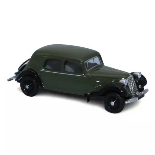 Auto Citroën Traction 11A 1935 verde/nero - Sai 6165 - HO 1/87