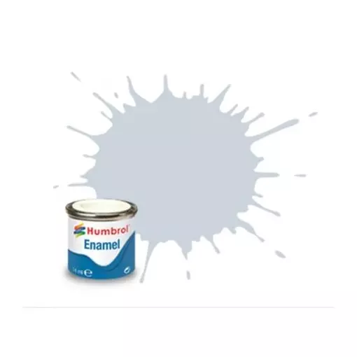 Peinture cellulosique couleur Aluminium Poli Metalcote N°27002 - Humbrol AC5011 - 14 mL