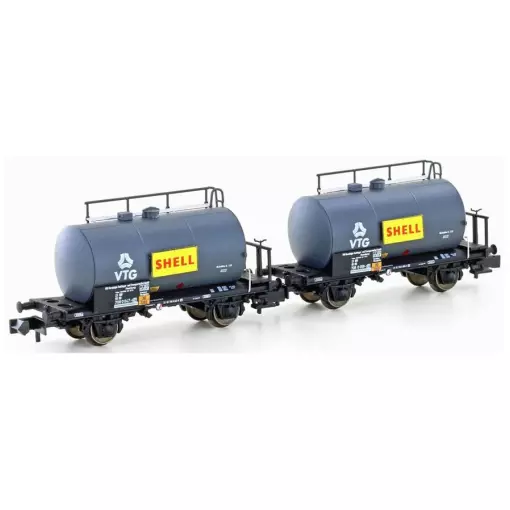 Set 2 carri armati Shell / VTG Hobbytrain H24831 - DB - N 1/160 - EP IV