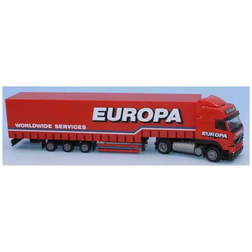Semi remorque Volvo FH Glob/Aerop Jumbo, "Europa" - AWM 71256 - HO 1/87