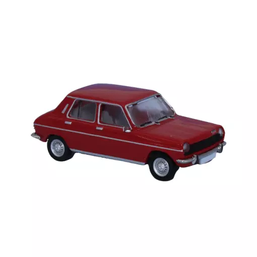 Simca 1100 auto in granaatrode kleurstelling SAI 3472 - HO 1/87 - EP III