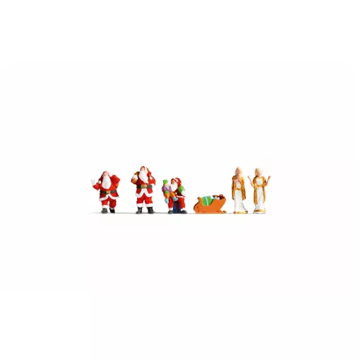 Papá Noel, 5 personajes y accesorios