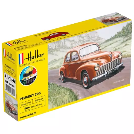 Kit de inicio Peugeot 203 - Heller 56160 - 1/43