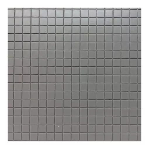 Plastica Dallage de Sol - Gris - AUHAGEN 52421 - HO : 1/87