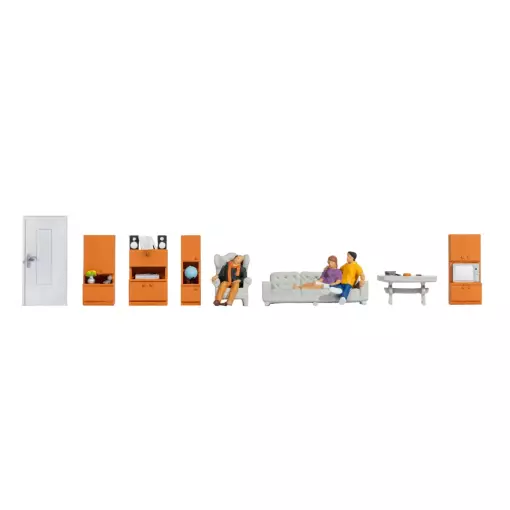 Coffret de figurines thématiques « Salon » - Noch 16286 - 1/87 HO