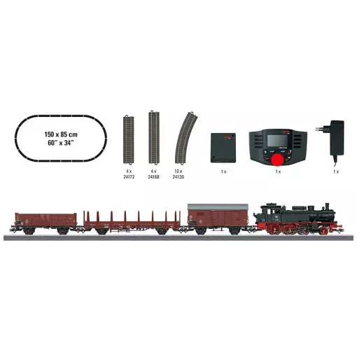 Coffret de Départ Numérique - Train de Marchandises et Wagons - MÄRKLIN 29074 - HO 1/87 - DB - EP III - Digital