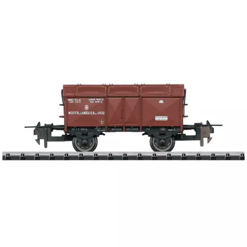 Wagon de transport de chaux KK15 - Trix 31167 - HO 1/87 - DB - EP III - 2R 