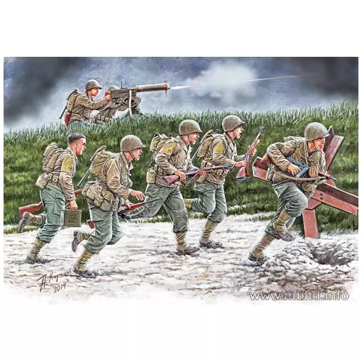 Soldats Américains - Opération Overlord 1944 - Master Box 35130 - 1/35