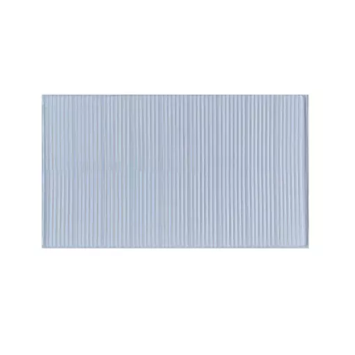 Kit of 4 "corrugated glazing" sheets Wills-Kits SSMP224 - HO : 1/87 | OO : 1/76