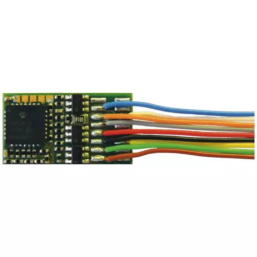 Zimo 8-pin decoder (NEM 652), multi-protocol, NMRA compatible