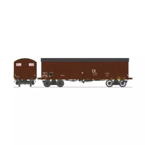 Carrozza a 2 porte "EX Economat" - Ree Models WB913 - HO 1/87 - SNCF - Ep III B - 2R