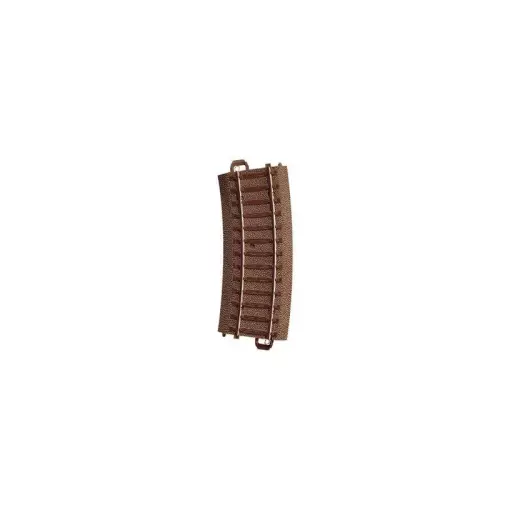 Curved rail R1 15° Trix 62115 - Radius 360 mm - HO : 1/87 - Code 83 - Track C