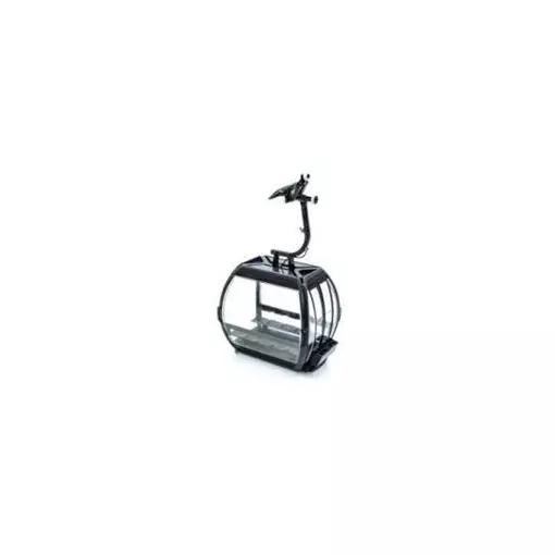 Omega V gondola lift, black - HO 1/87 - Jagerndorfer 82103