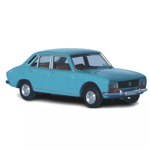 Peugeot 504 - Eend Blauw - SAI 2083 - HO : 1/87