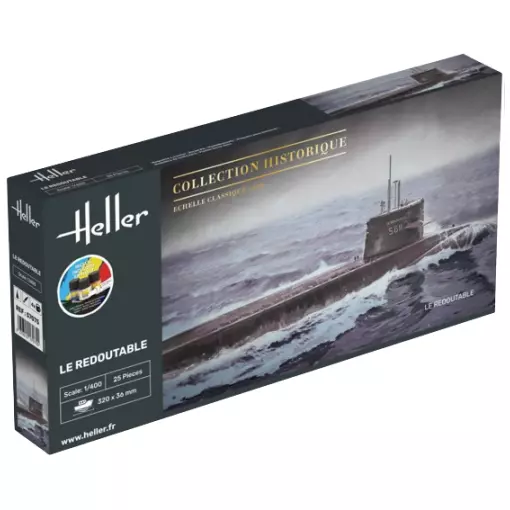 Starter Kit U-Boot S/M Redoutable - Heller 57075 - 1/400 