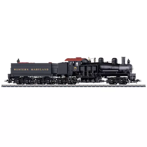 Locomotive à vapeur type Shay, N°5, Western Maryland, USA - Märklin 38700 - HO 1/87 - Ep II - Digital sound fumigène - 3R