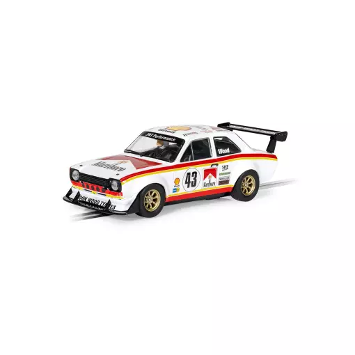 Voiture Analogique - Ford Escort MK1 RSR - Léa Wood - Scalextric CH4421 - Super Slot - I: 1/32