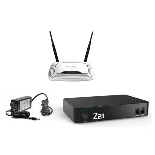 Z21 Black Digital Controller with wifi router - Roco 10820