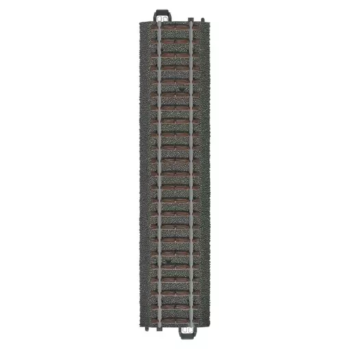 Rail droit ballasté - Marklin 24172 - HO 1/87 - Code 83 - Voie C - Longueur 171,7 mm - 3R