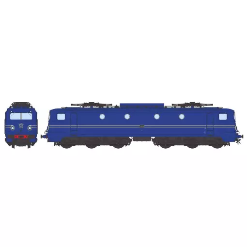 Locomotive électrique série 1300 N°1307, livrée bleu de Berlin, 2 phares - Ree Modèles NS1300-2SAC - HO 1/87 - NS - Ep IV - Digital sound - 3R