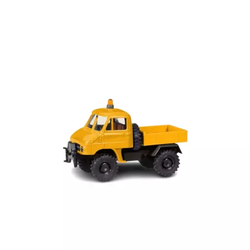 Camion militare Unimog U411 plateau "US Air Force Berlin" - Herpa 746502 - HO 1/87