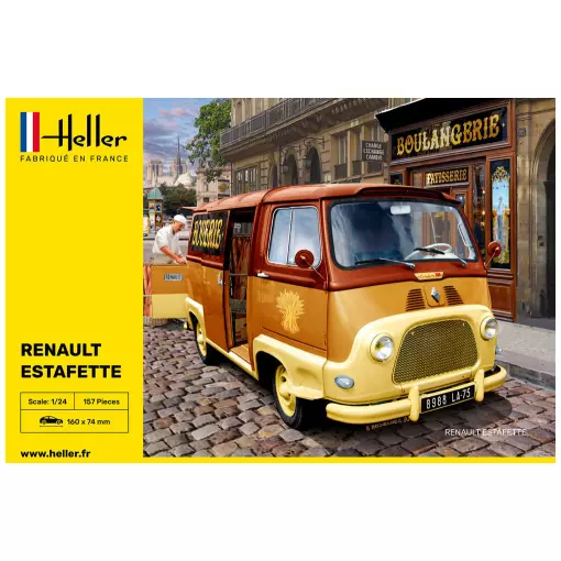 Kit de démarrage - Renault Estafette - Nouveau Moule - Heller 56743 - 1/24