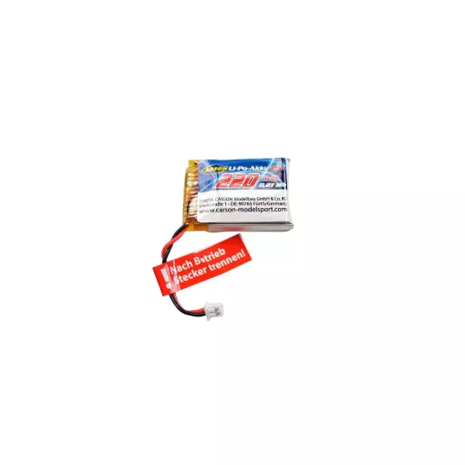 Batterie Lipo 3,7V/220mAh X4 cage démarrage automatique - Carson 500608275