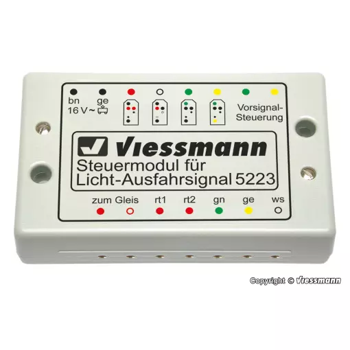 Modulo di controllo per segnale di uscita luce - 4 aspetti - VIESSMANN 5223